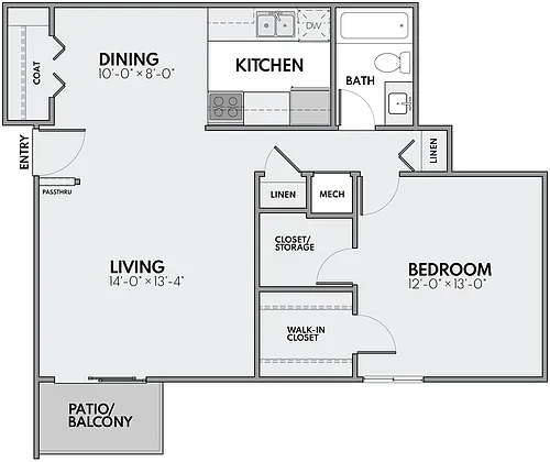 Floor plan The Carlton