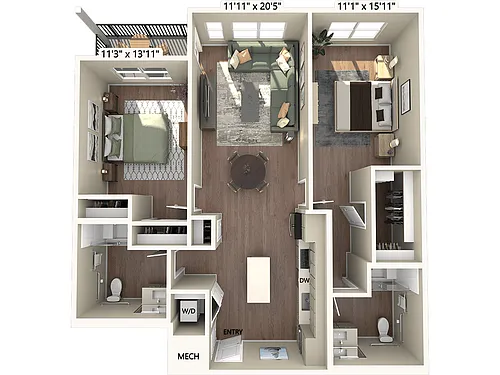 Floor plan B1-1224-2