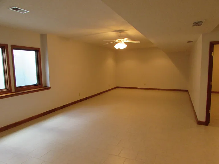 Large basement recreation area