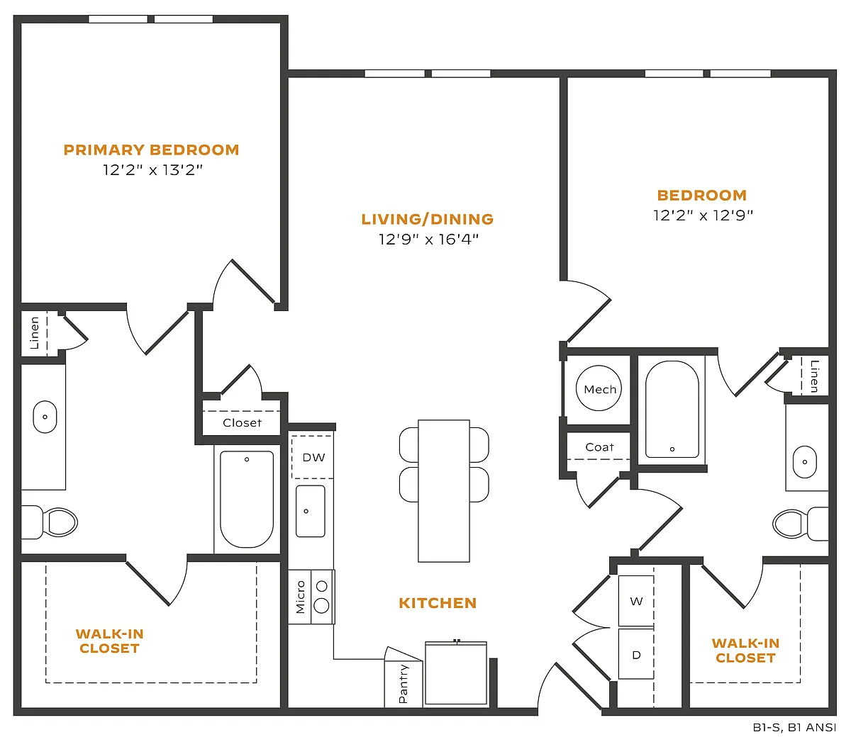 Floor plan 2X2
