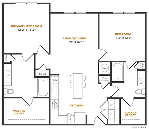 Floor plan B1