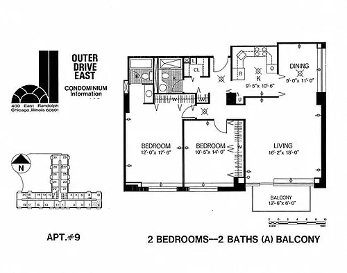 Floor plan Tier 9
