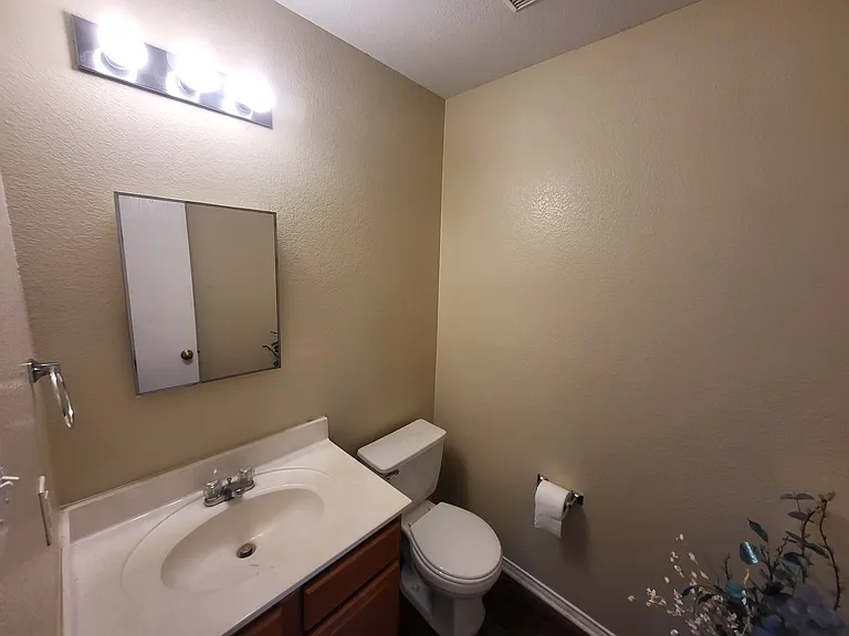 Downstairs half bath