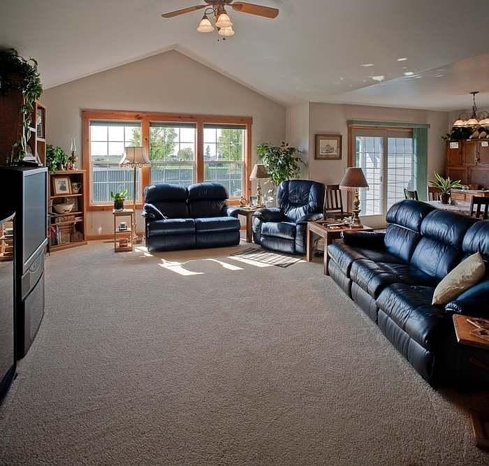 Large open living room