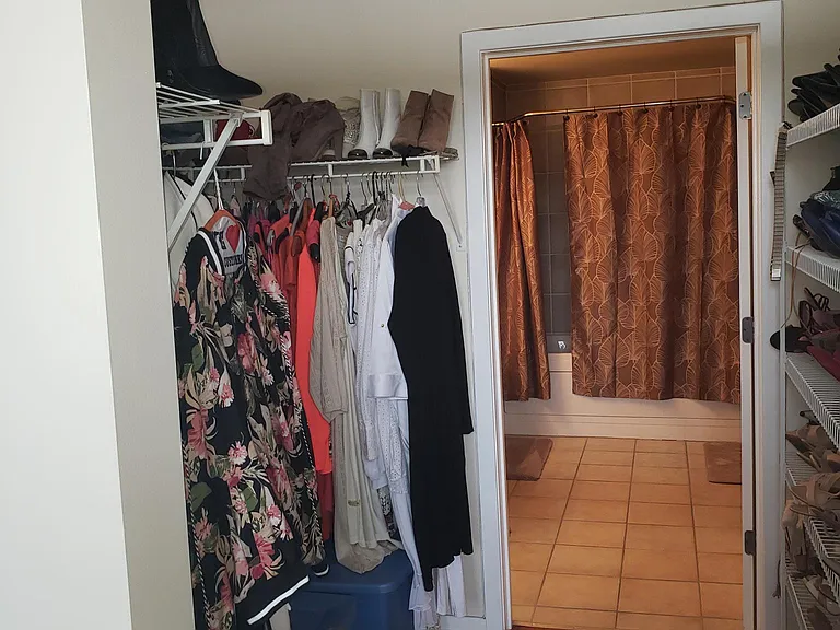 Huge Walking Closet by Master Bedroom.