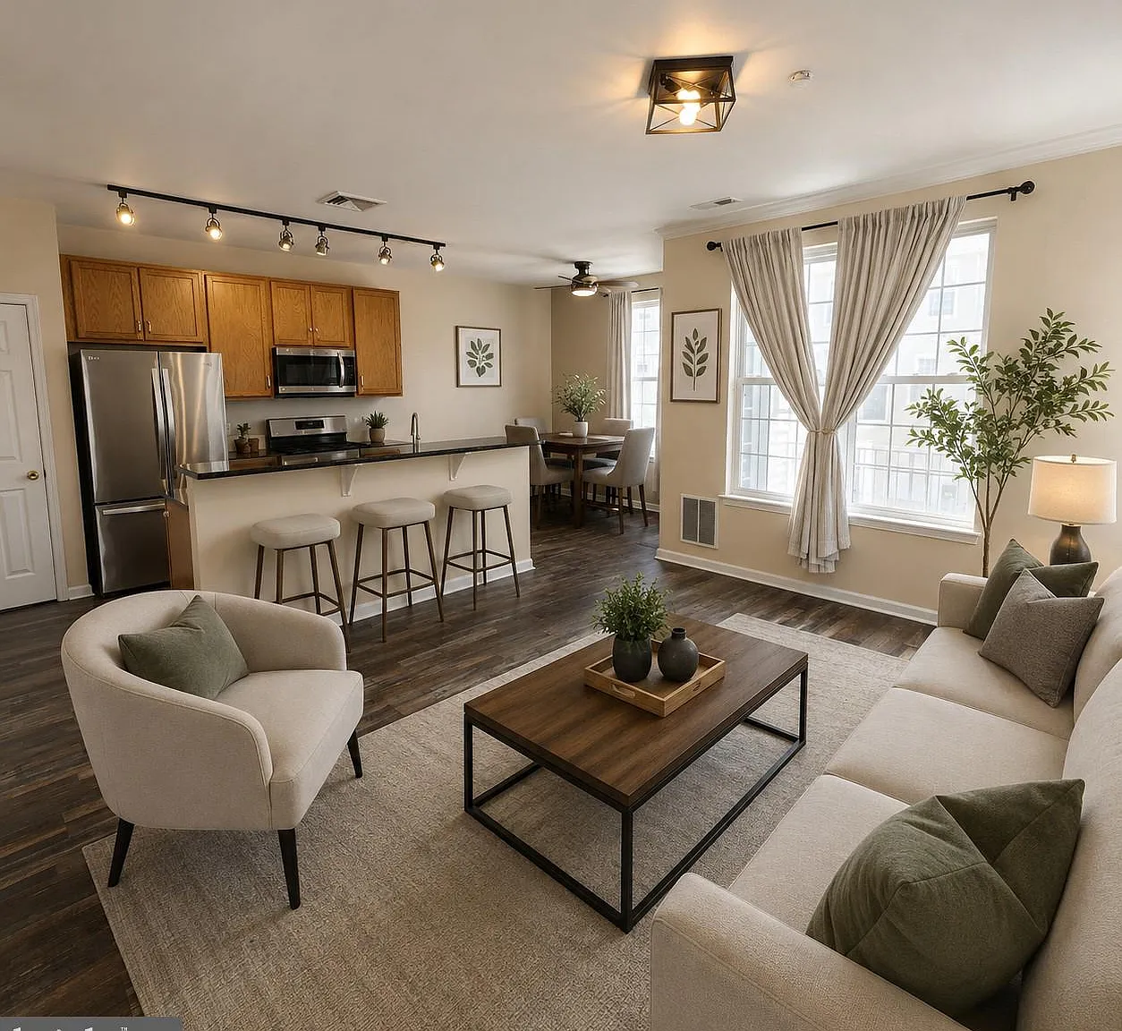 2 bed, 1230 sqft, $2,300 — Photo 2