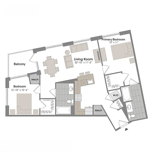 Floor plan B3-B