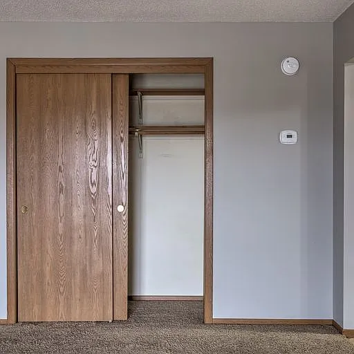 Closet with hanging rack at 108 Blondo.