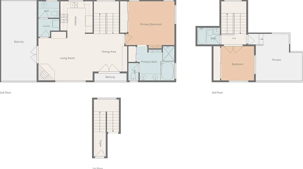 2 bed, 2.5 bath, 1292 sqft, $8,000 — Photo 2