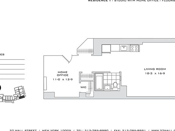 2nd image of 37 Wall St APT 12T