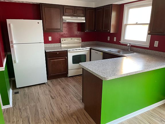 Kitchen with new appliances