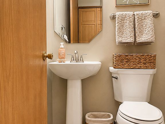 Half bath on main floor