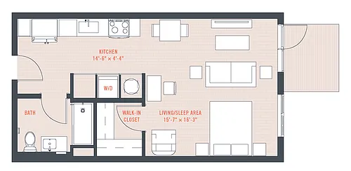 Floor plan S1F