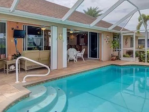 Roman style heated pool