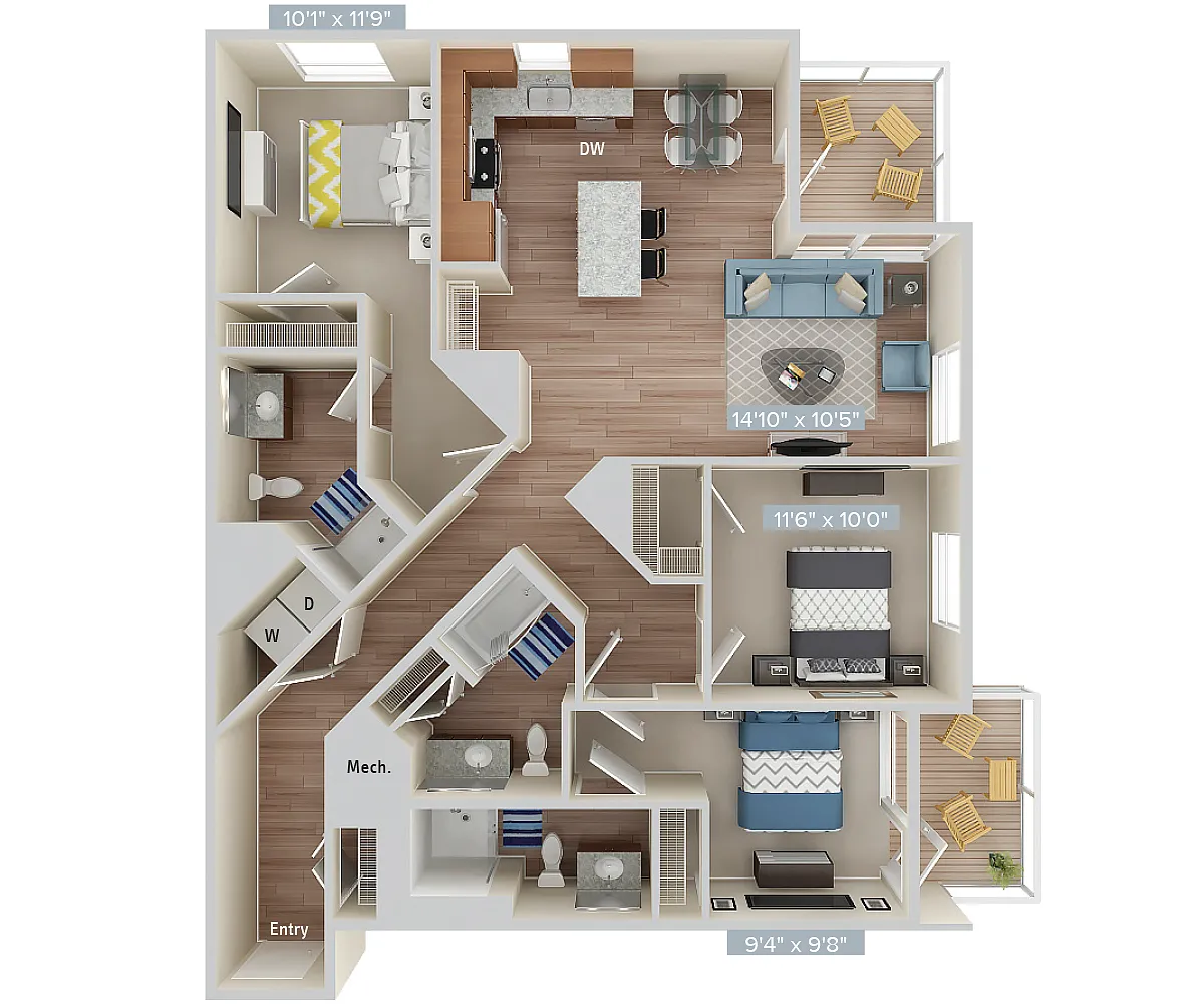 Floor plan 613