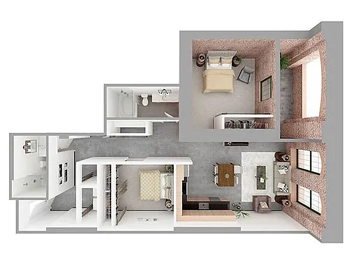 Floor plan W2-A