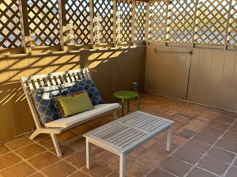 Patio off kitchen