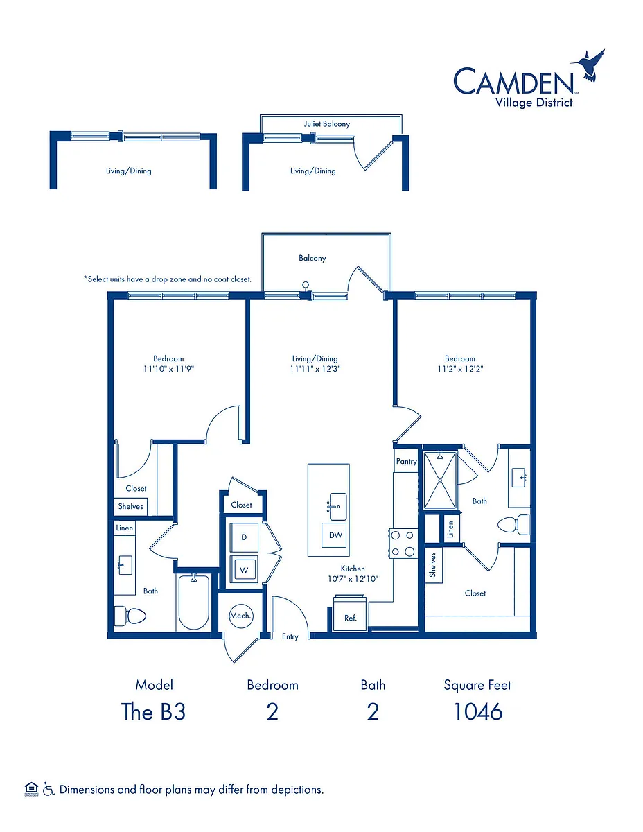 Floor plan B3