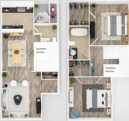 Townhome Floor Plan Townhome Floor Plan