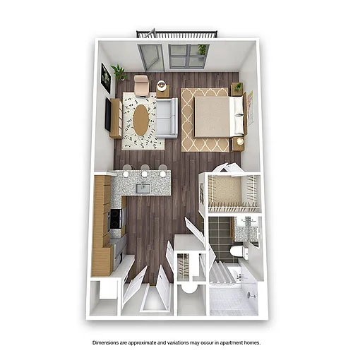 Floor plan Brown