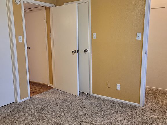 Bedroom with 2 large walk in closets