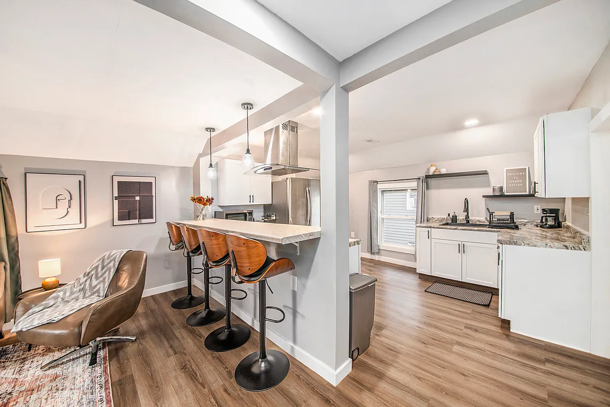 Bar stools for counter top eating area - 415 6th St NW #3