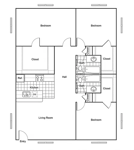 Floor plan C1