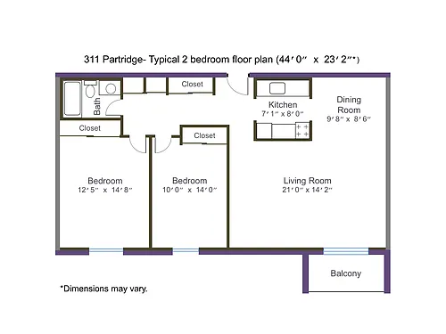 Floor plan 206