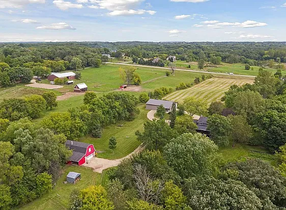 Aerial view of 22516 Natchez Ave