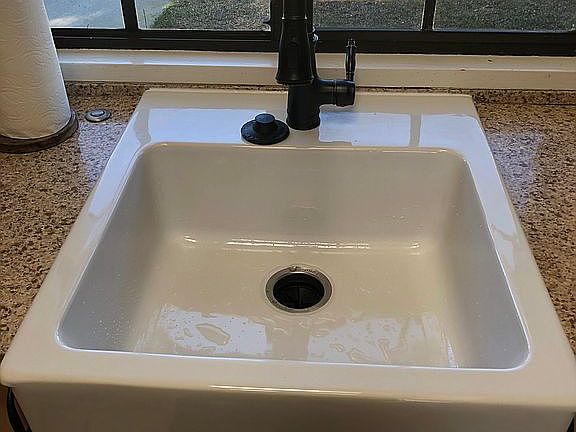 New sink added to remodeled 