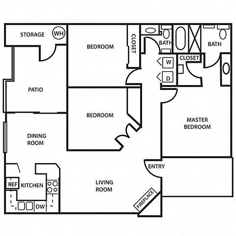 Floor plan The Dana
