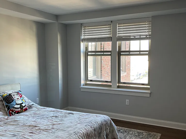 Bedroom. Bed and rug will be removed prior to move in
