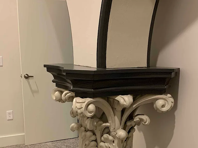 Column Capital in 2 Bedroom 1 Bath duplex