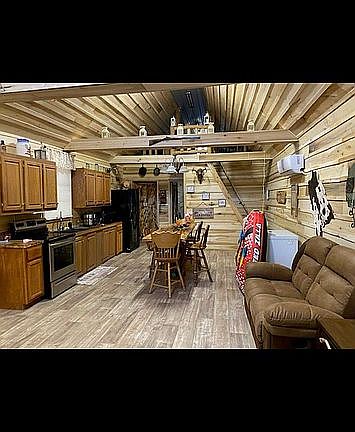 Kitchen/loft & stairs rear