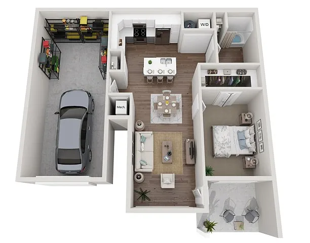 Floor plan 1C