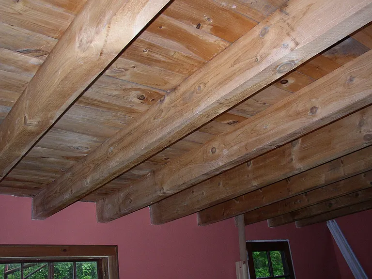 Gorgeous ceiling beams