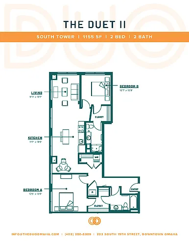 Floor plan The Duet II
