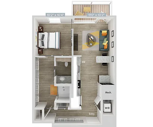 Floor plan 322