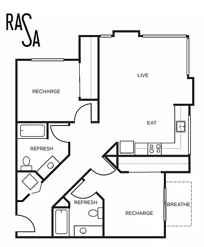 Floor plan 2C