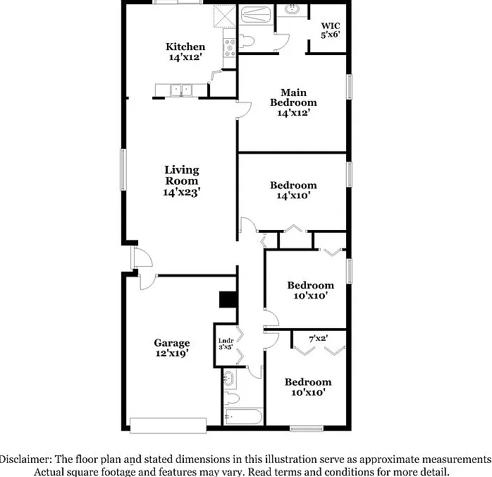 4 bed, 2.0 bath, 1406 sqft, $2,140 — Photo 2