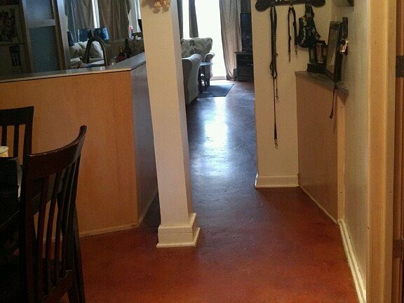 View from front door to living area