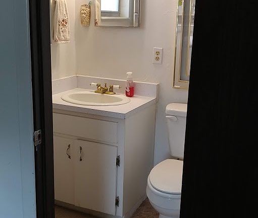 Half bath off the master