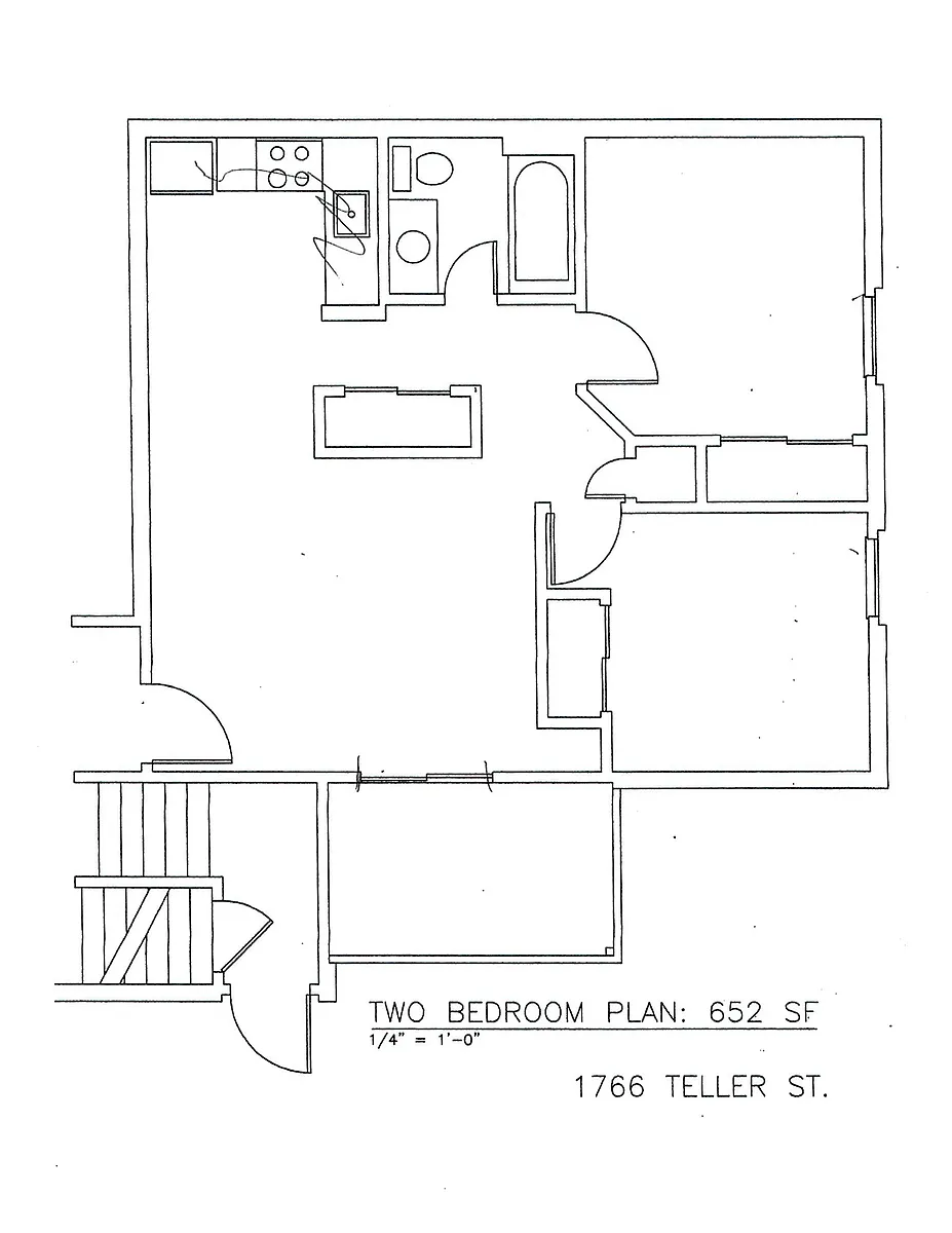 Floor plan 2 Bedroom