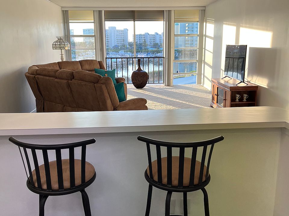 View from open kitchen to living room