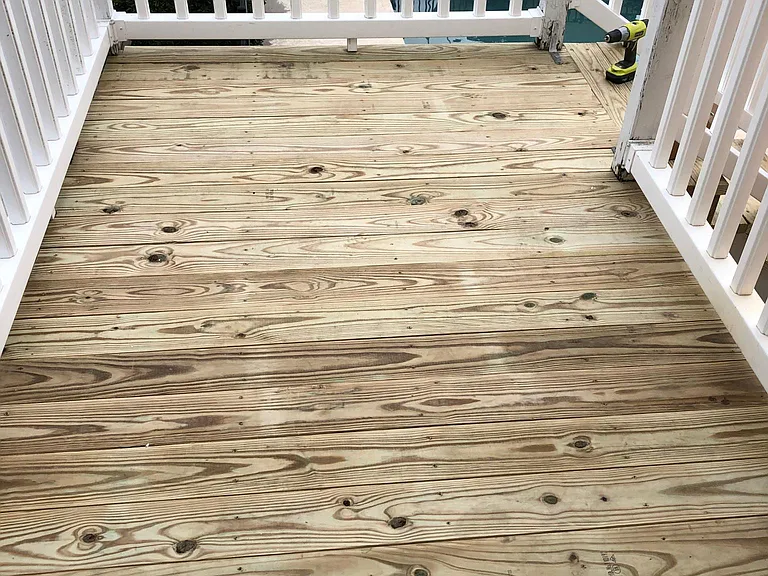 New front oceanview porch