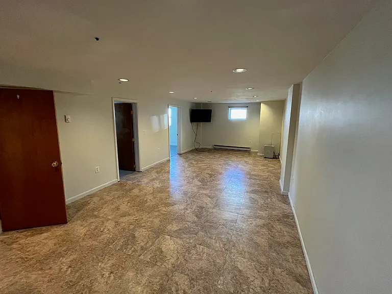 large basement game room