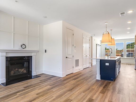 Fireplace in great room