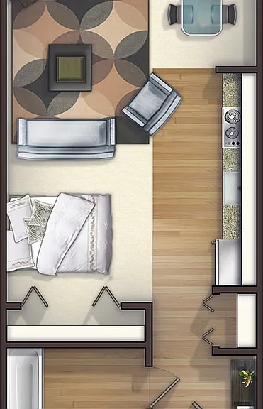 Plan A Floorplan Diagram