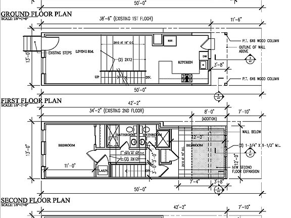 To scale architectural drawings
