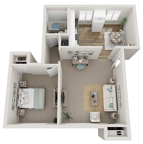 Floor plan 1X1